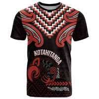 Maori Waitangi T Shirt Kotahitanga Poutama Mix Whakairo - Polynesian Pride