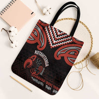 Maori Waitangi Tote Bag Kotahitanga Poutama Mix Whakairo - Polynesian Pride