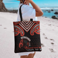 Maori Waitangi Tote Bag Kotahitanga Poutama Mix Whakairo - Polynesian Pride