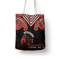 Maori Waitangi Tote Bag Kotahitanga Poutama Mix Whakairo - Polynesian Pride