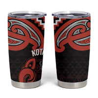 Maori Waitangi Tumbler Cup Kotahitanga Poutama Mix Whakairo - Polynesian Pride