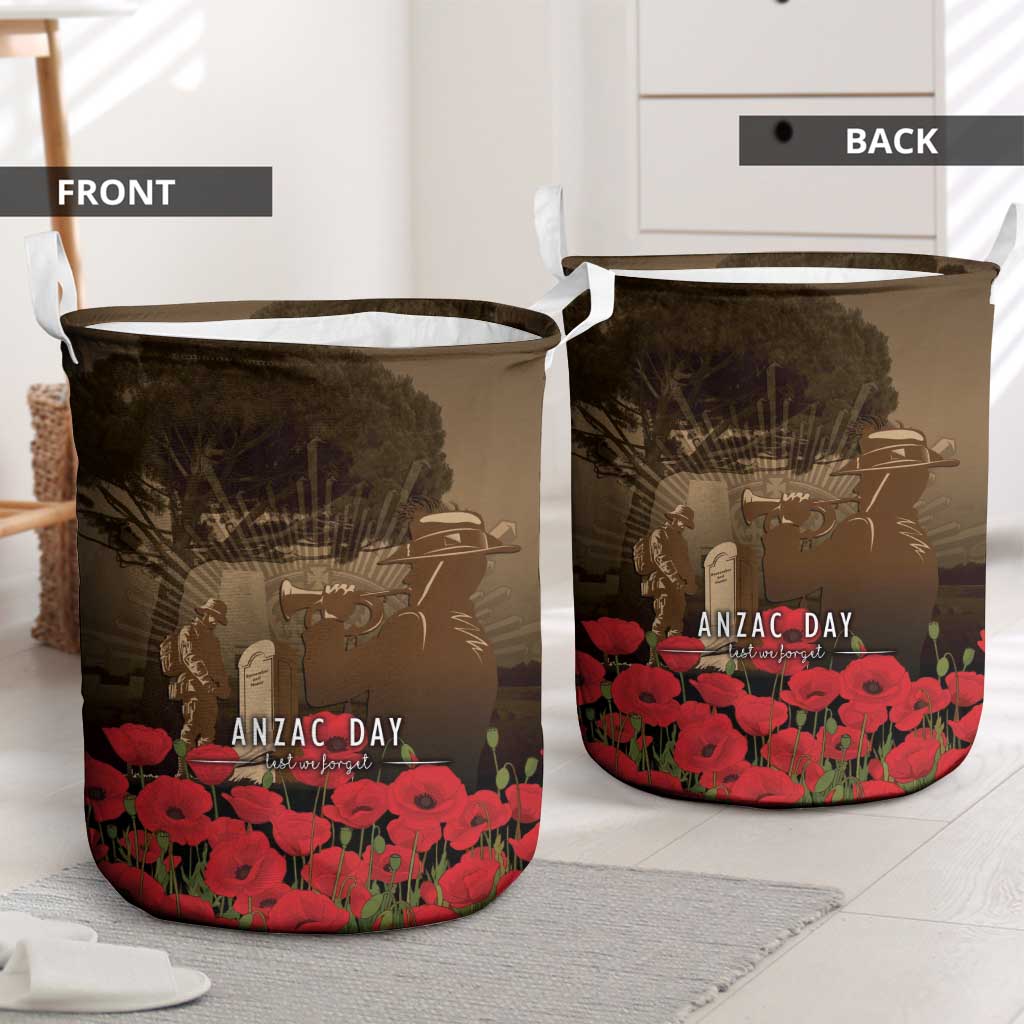 Australia - New Zealand ANZAC Lone Pine Laundry Basket The Last Post LT7 - Polynesian Pride