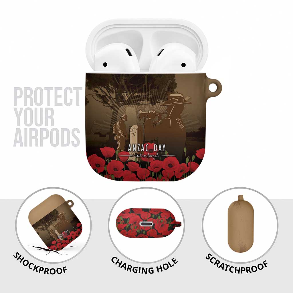 Australia - New Zealand ANZAC Lone Pine AirPods Case The Last Post LT7 - Polynesian Pride