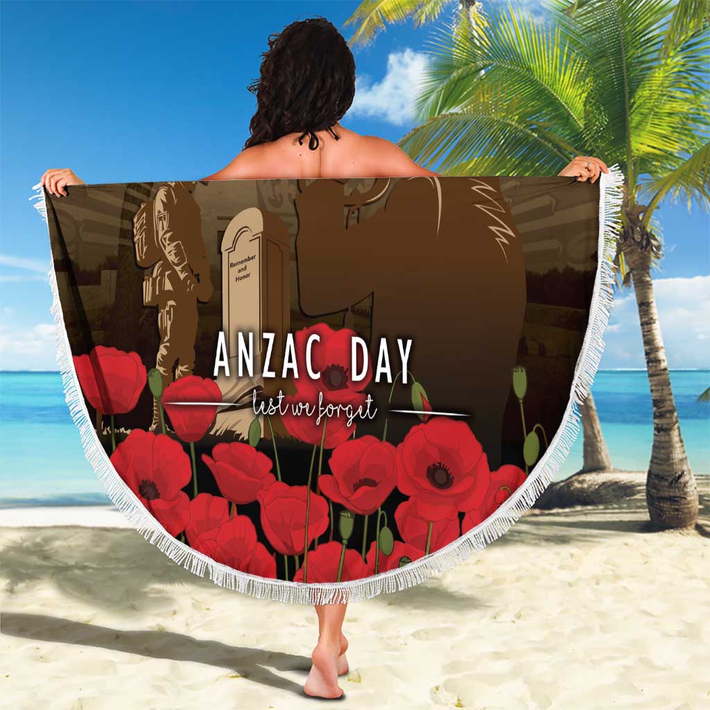Australia - New Zealand ANZAC Lone Pine Beach Blanket The Last Post LT7 - Polynesian Pride