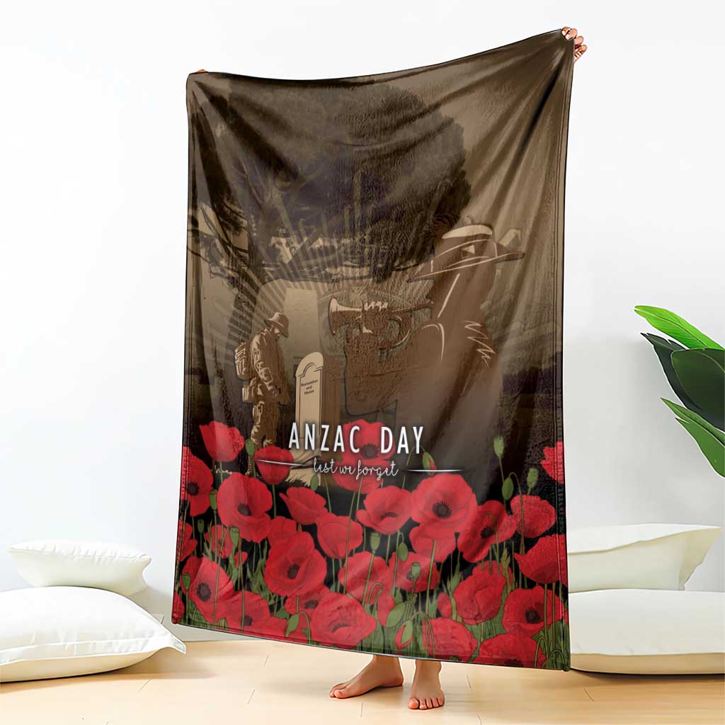 Australia - New Zealand ANZAC Lone Pine Blanket The Last Post LT7 - Polynesian Pride