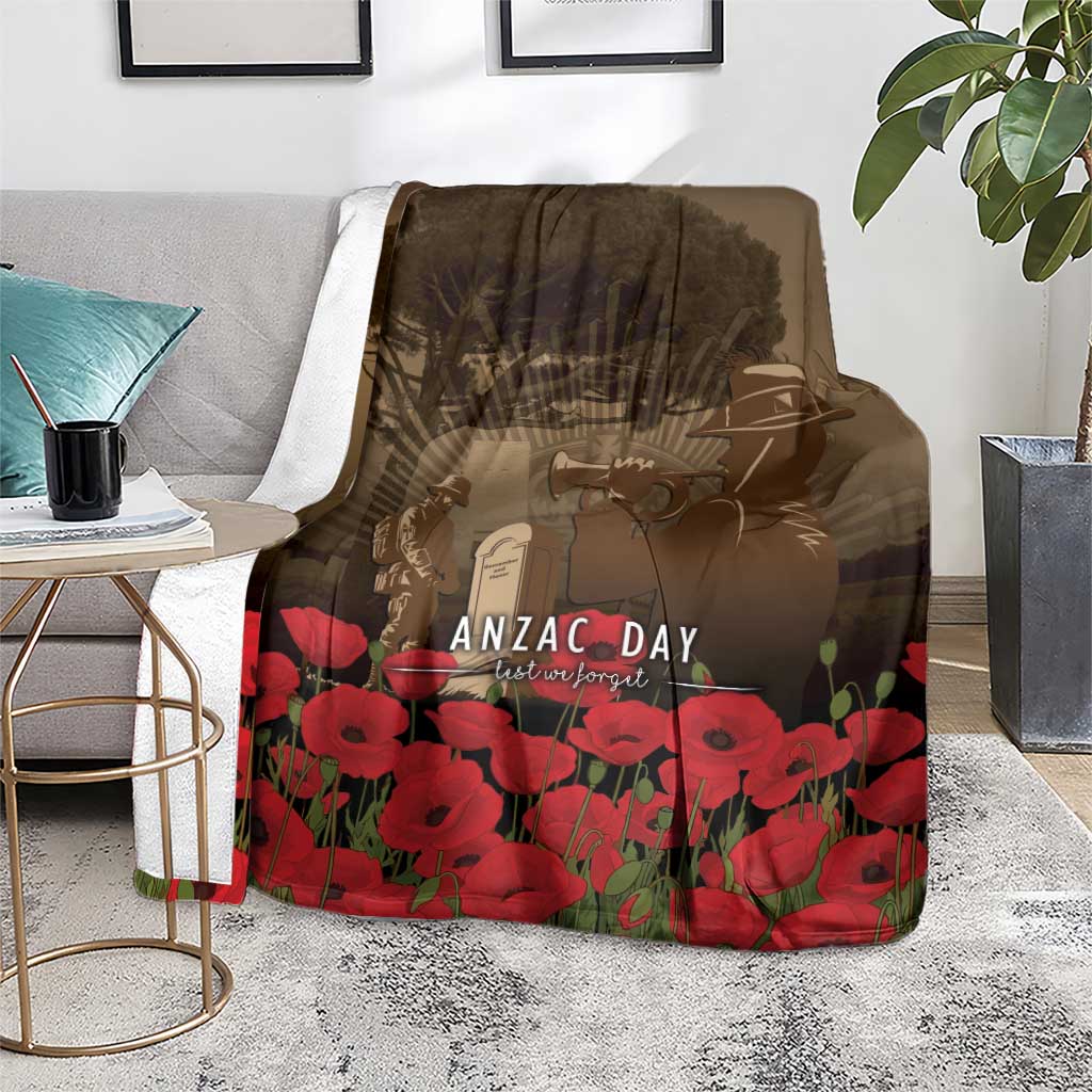 Australia - New Zealand ANZAC Lone Pine Blanket The Last Post LT7 - Polynesian Pride