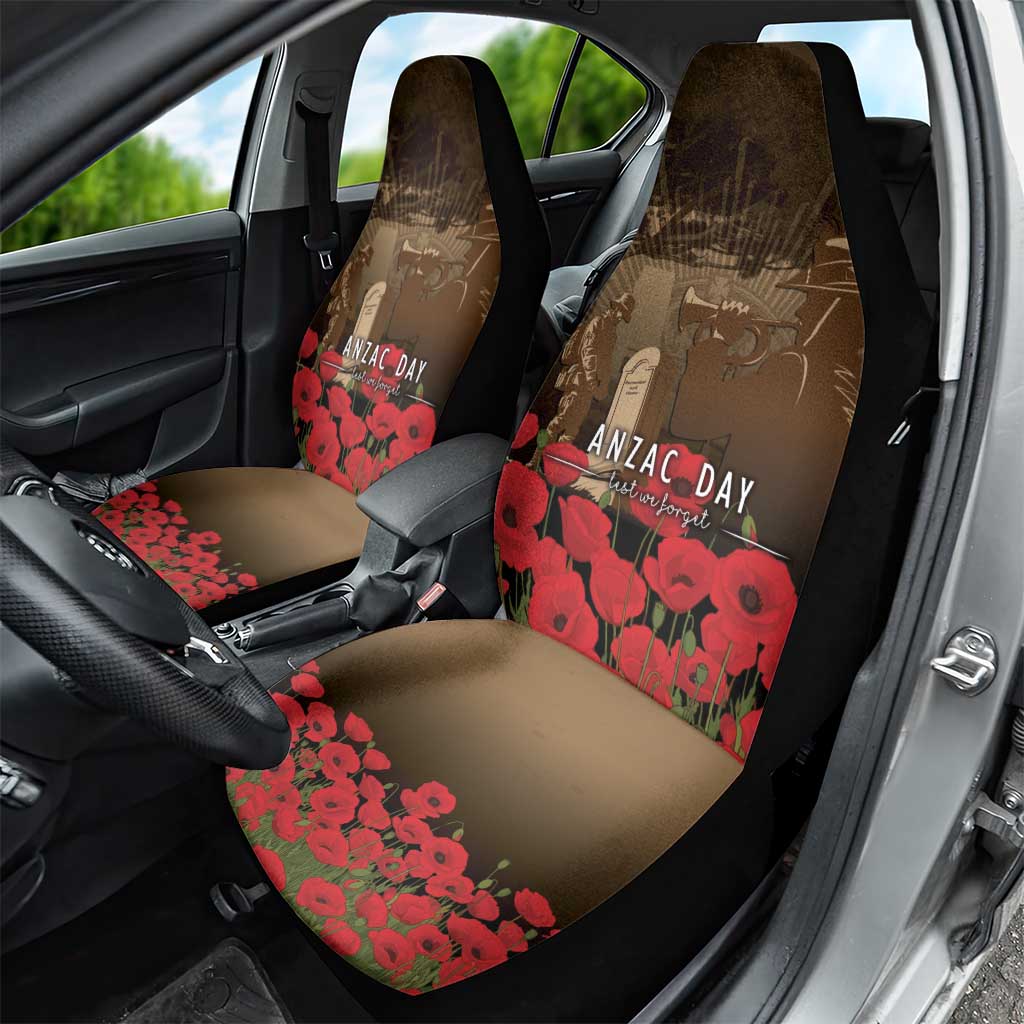 Australia - New Zealand ANZAC Lone Pine Car Seat Cover The Last Post LT7 - Polynesian Pride