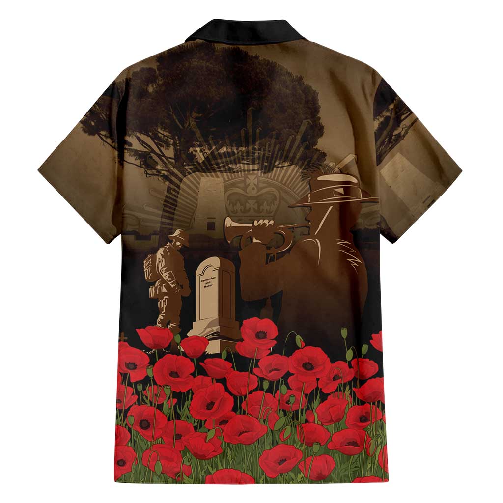 Australia - New Zealand ANZAC Lone Pine Hawaiian Shirt The Last Post LT7 - Polynesian Pride