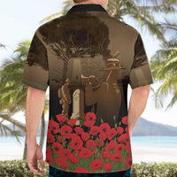 Australia - New Zealand ANZAC Lone Pine Hawaiian Shirt The Last Post LT7 - Polynesian Pride