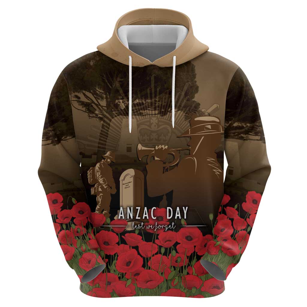 Australia - New Zealand ANZAC Lone Pine Hoodie The Last Post