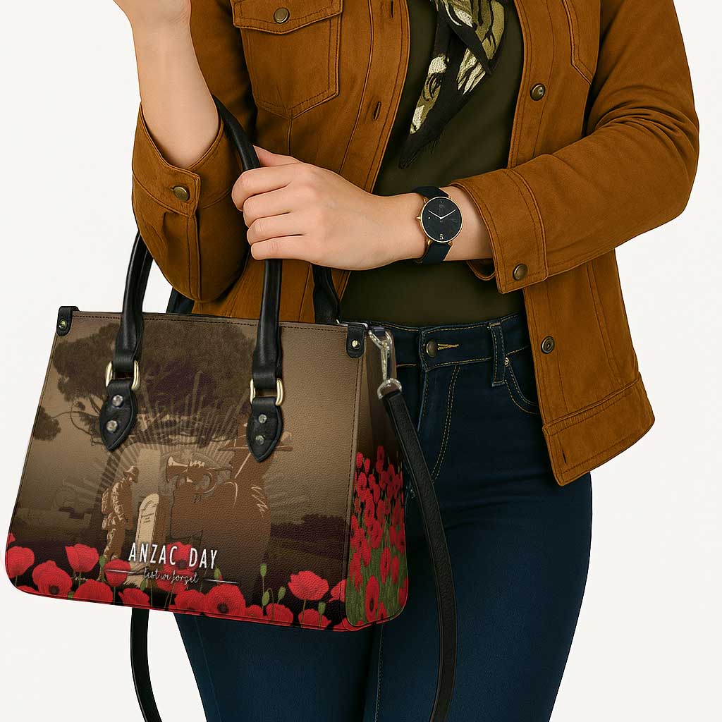 Australia - New Zealand ANZAC Lone Pine Leather Bag The Last Post LT7 - Polynesian Pride