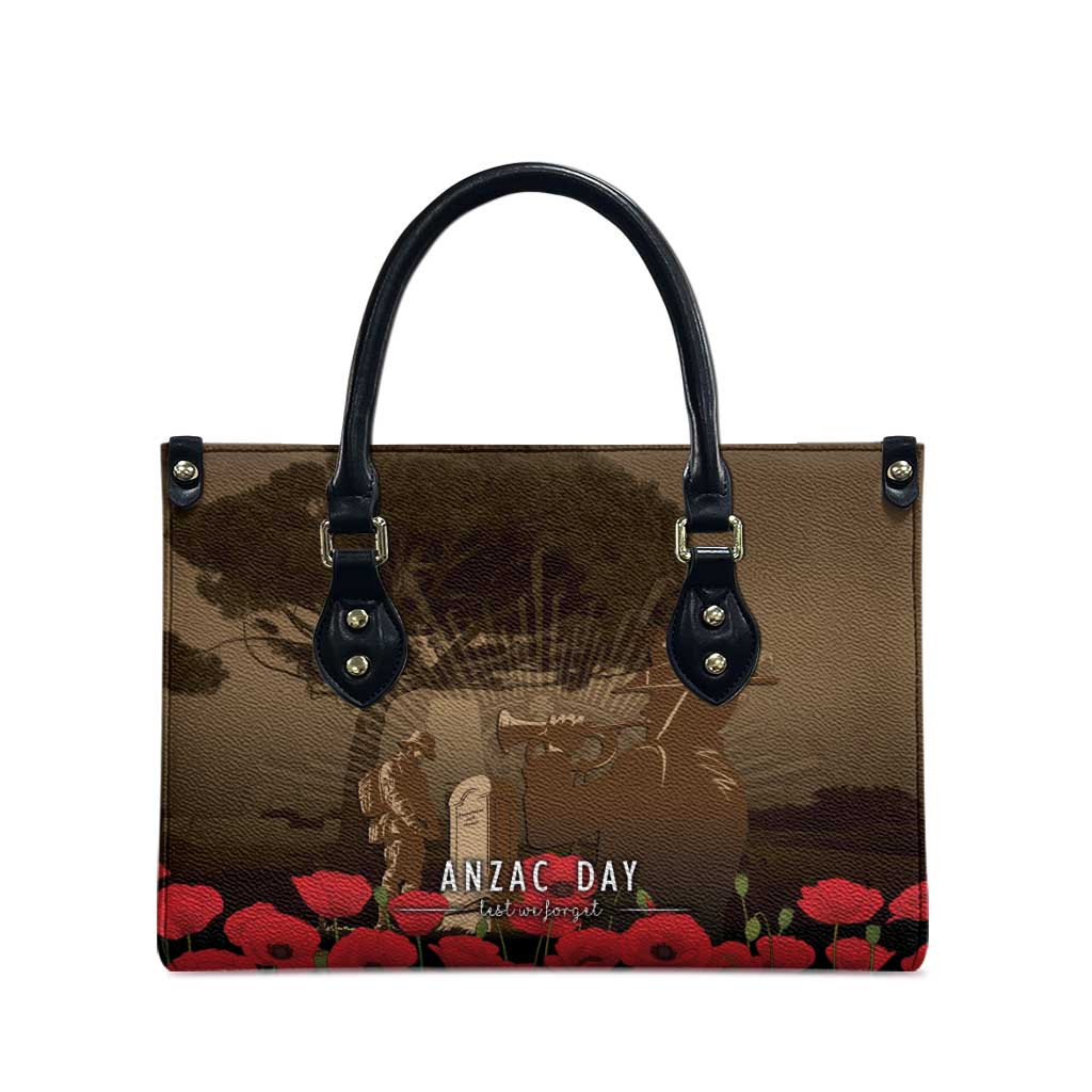 Australia - New Zealand ANZAC Lone Pine Leather Bag The Last Post LT7 - Polynesian Pride