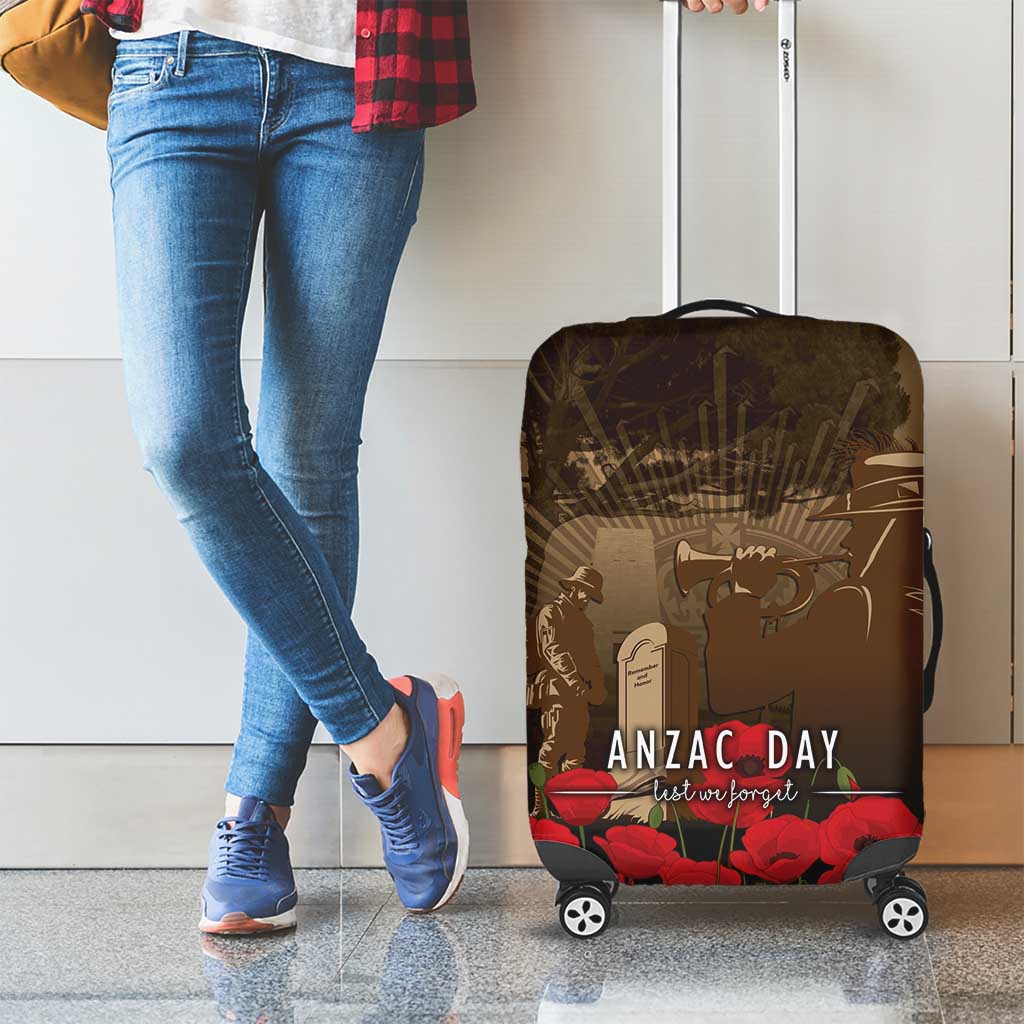 Australia - New Zealand ANZAC Lone Pine Luggage Cover The Last Post LT7 - Polynesian Pride
