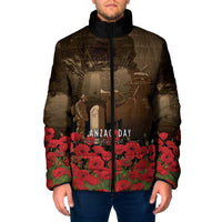 Australia - New Zealand ANZAC Lone Pine Padded Jacket The Last Post LT7 Men Old Gold - Polynesian Pride