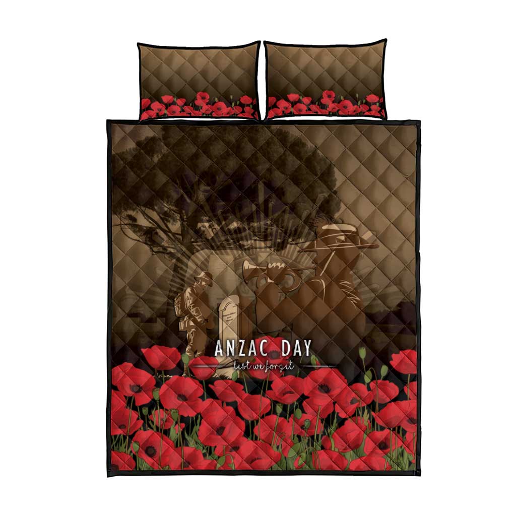 Australia - New Zealand ANZAC Lone Pine Quilt Bed Set The Last Post LT7 - Polynesian Pride