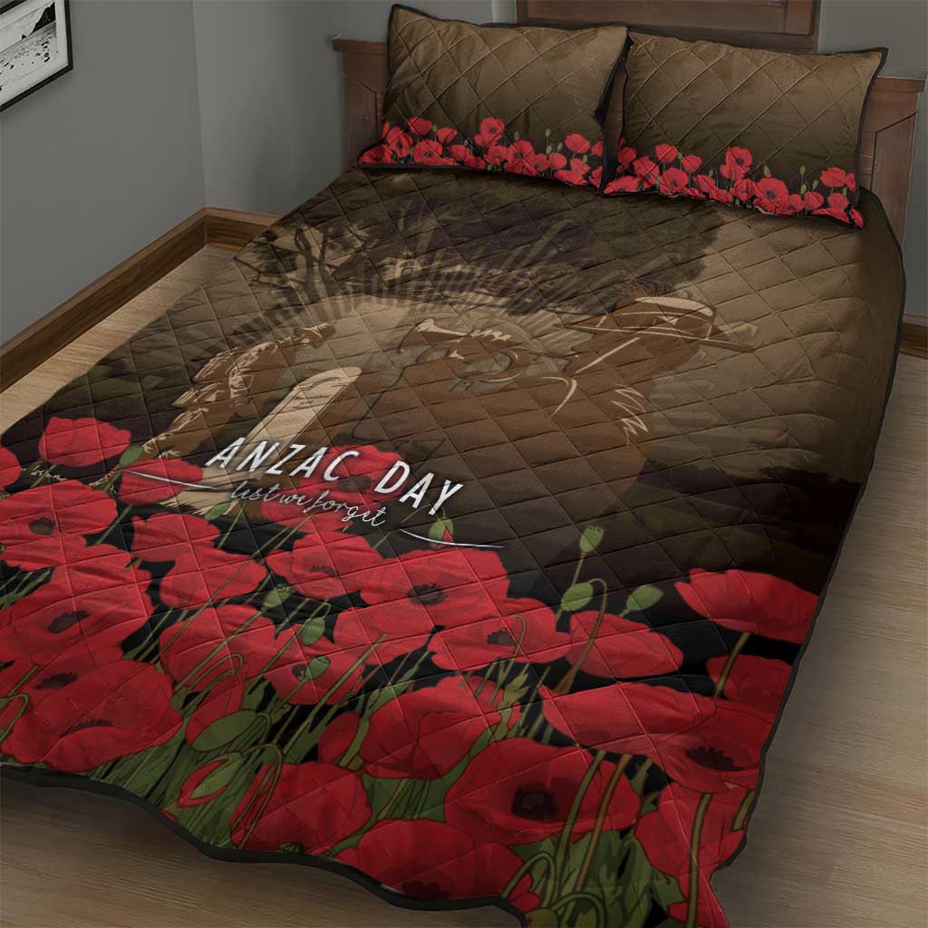 Australia - New Zealand ANZAC Lone Pine Quilt Bed Set The Last Post LT7 - Polynesian Pride