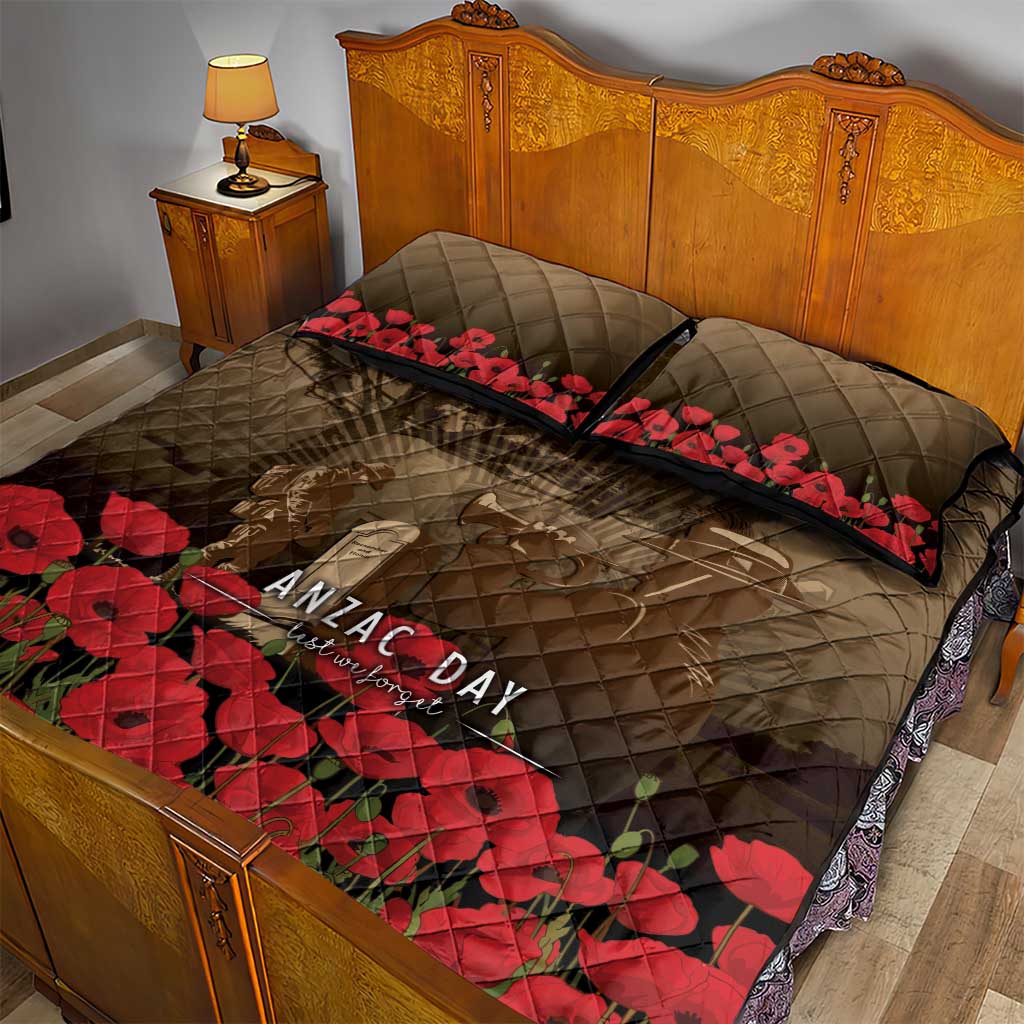 Australia - New Zealand ANZAC Lone Pine Quilt Bed Set The Last Post LT7 - Polynesian Pride