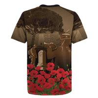 Australia - New Zealand ANZAC Lone Pine Rugby Jersey The Last Post LT7 - Polynesian Pride