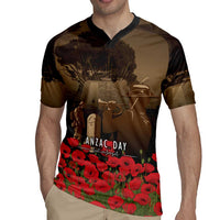 Australia - New Zealand ANZAC Lone Pine Rugby Jersey The Last Post LT7 - Polynesian Pride