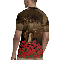 Australia - New Zealand ANZAC Lone Pine Rugby Jersey The Last Post LT7 - Polynesian Pride