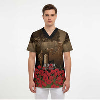 Australia - New Zealand ANZAC Lone Pine Scrub Top The Last Post LT7 - Polynesian Pride