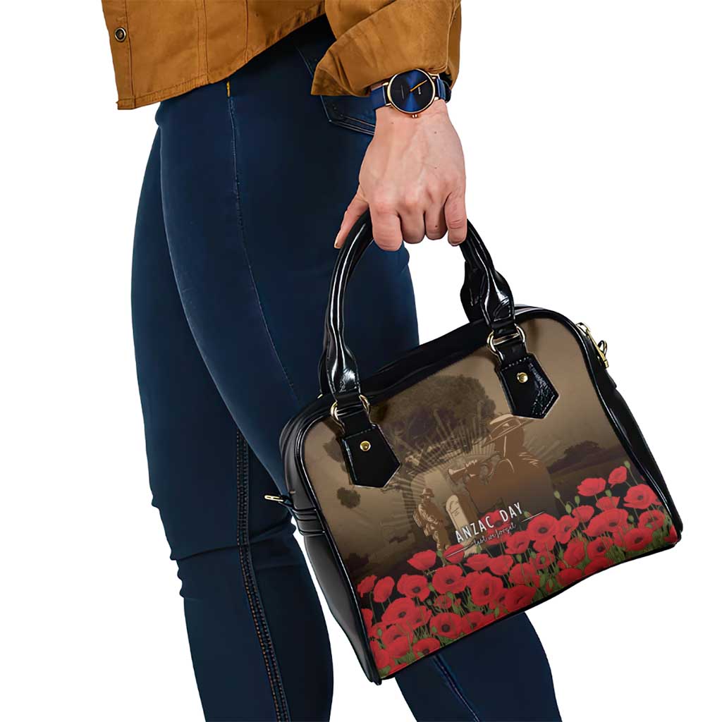 Australia - New Zealand ANZAC Lone Pine Shoulder Handbag The Last Post LT7 - Polynesian Pride