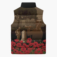 Australia - New Zealand ANZAC Lone Pine Sleeveless Puffer Jacket The Last Post LT7 - Polynesian Pride