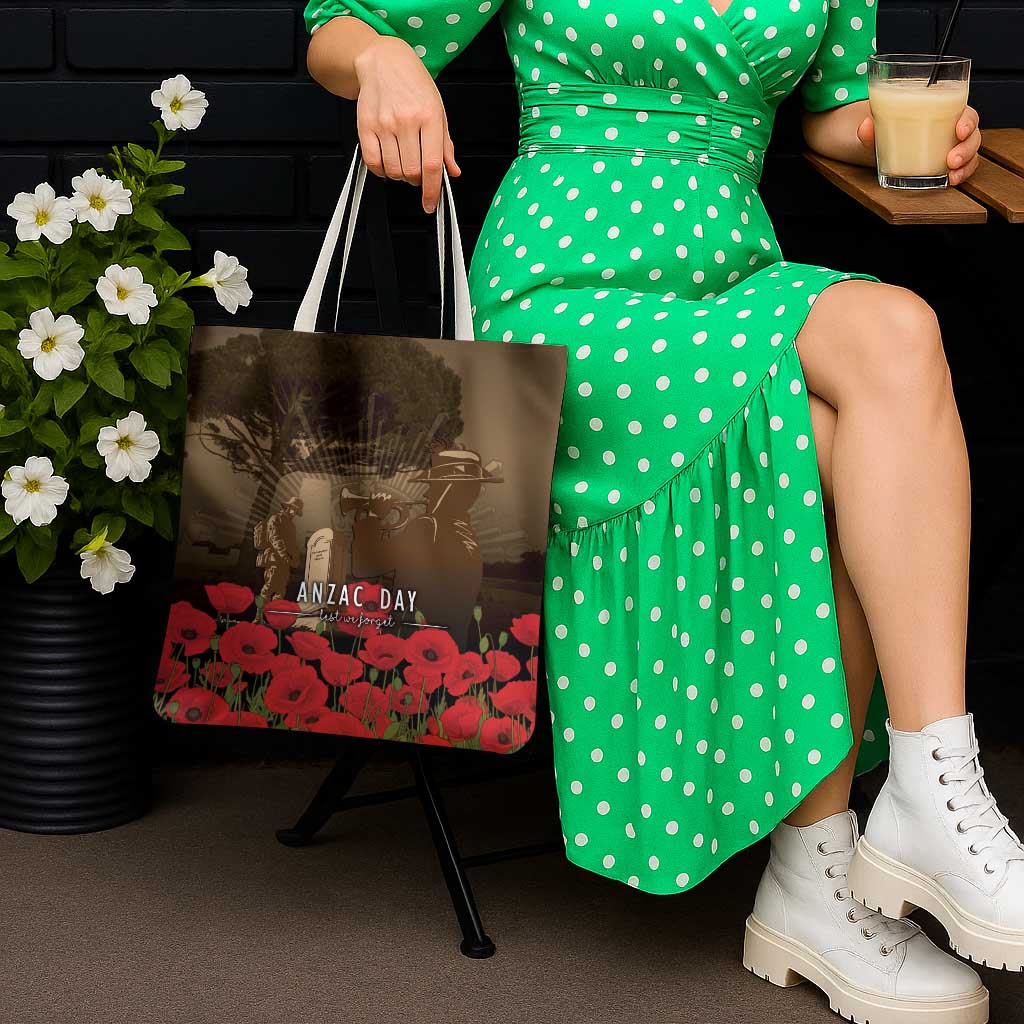 Australia - New Zealand ANZAC Lone Pine Tote Bag The Last Post LT7 - Polynesian Pride
