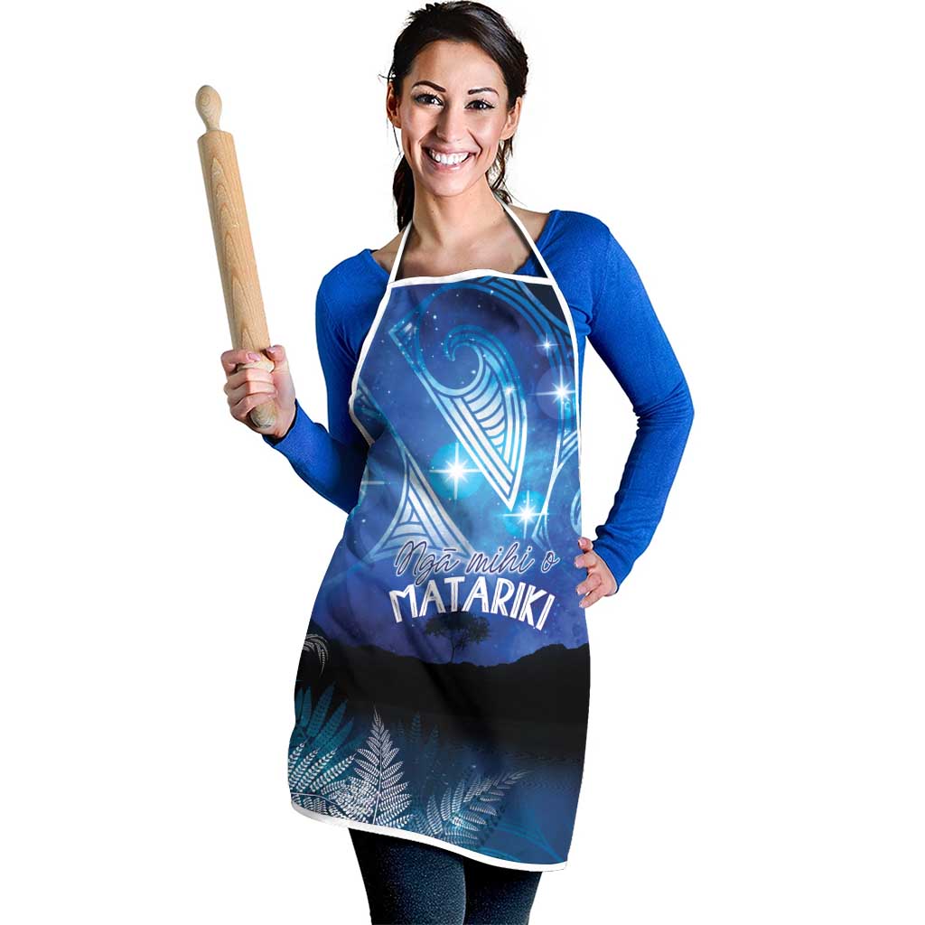 NZ Maori Matariki Scenery Apron Galaxy Sky LT7 - Polynesian Pride