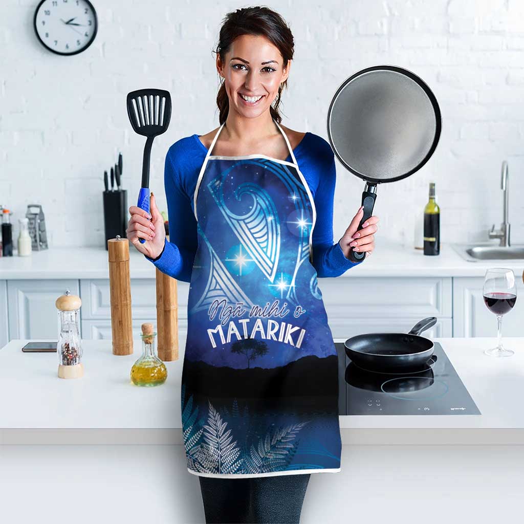 NZ Maori Matariki Scenery Apron Galaxy Sky LT7 - Polynesian Pride