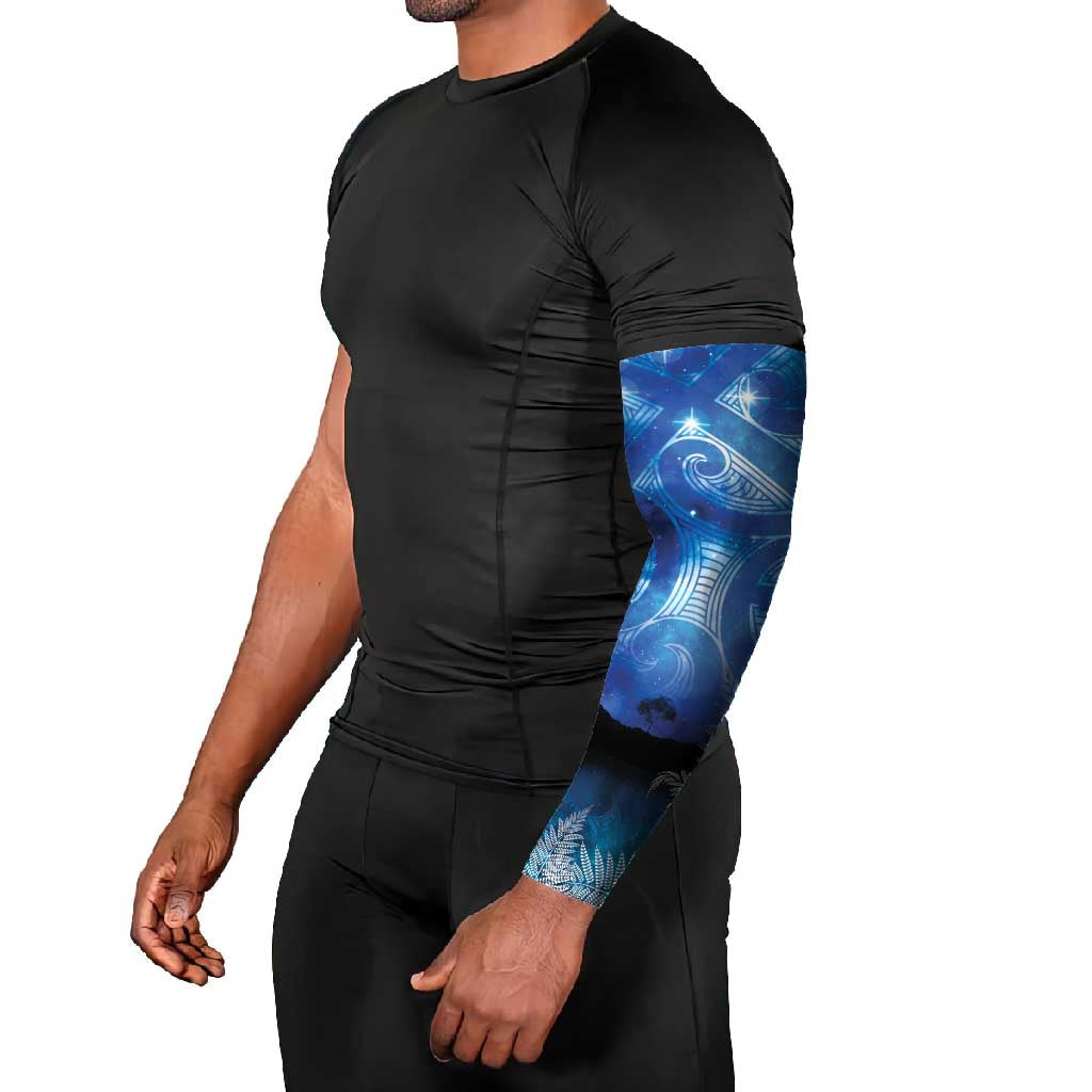 NZ Maori Matariki Scenery Arm Sleeves Galaxy Sky LT7 - Polynesian Pride