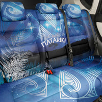 NZ Maori Matariki Scenery Back Car Seat Cover Galaxy Sky LT7 - Polynesian Pride