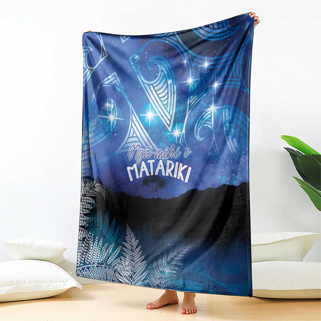 NZ Maori Matariki Scenery Blanket Galaxy Sky