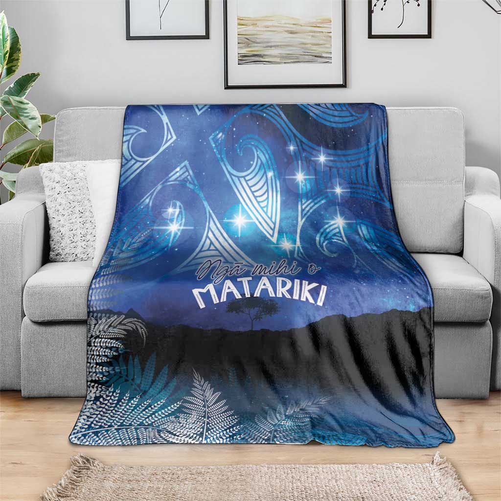 NZ Maori Matariki Scenery Blanket Galaxy Sky