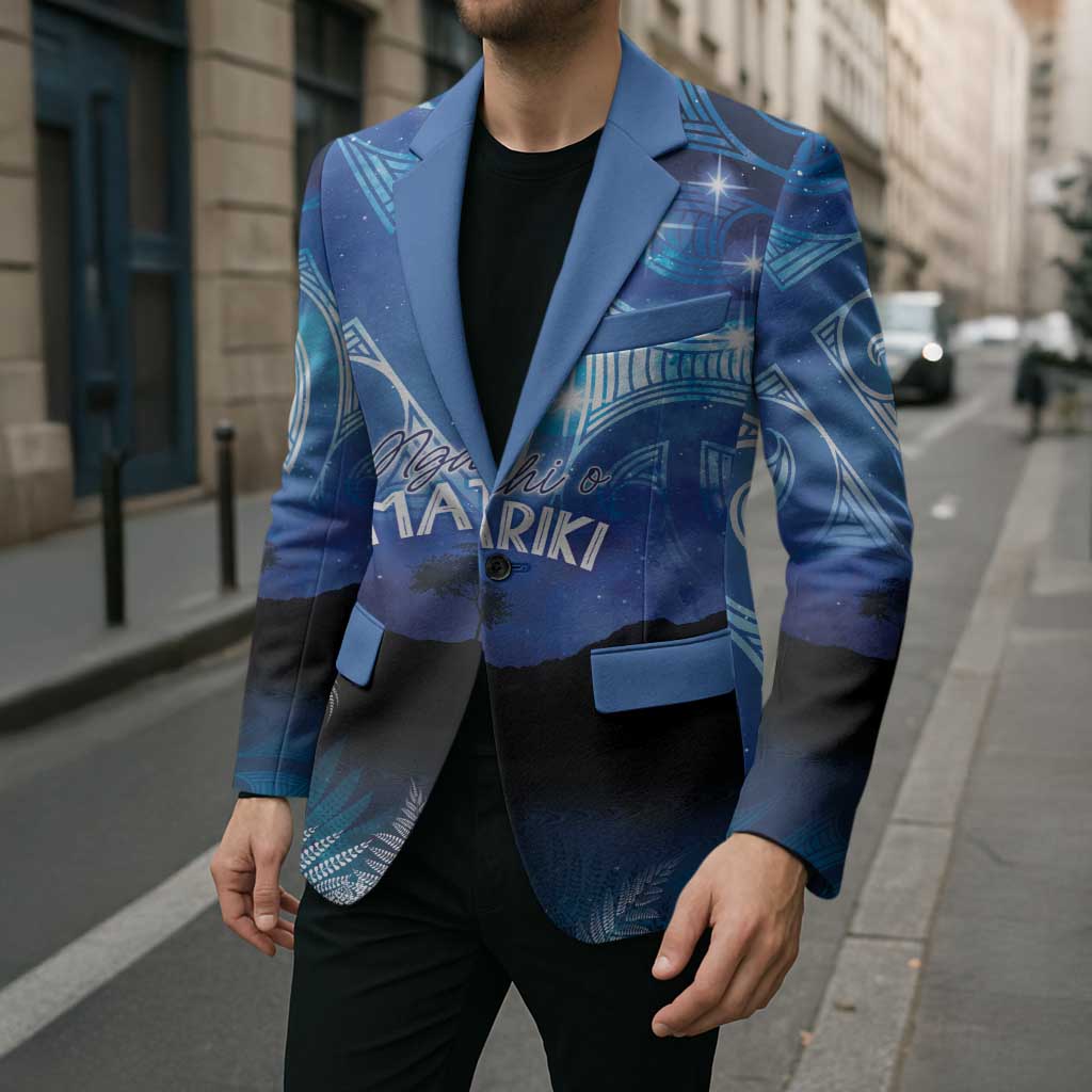 NZ Maori Matariki Scenery Blazer Galaxy Sky LT7 - Polynesian Pride