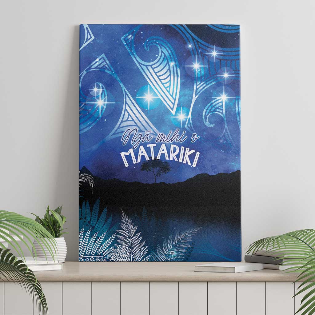 NZ Maori Matariki Scenery Canvas Wall Art Galaxy Sky LT7 - Polynesian Pride