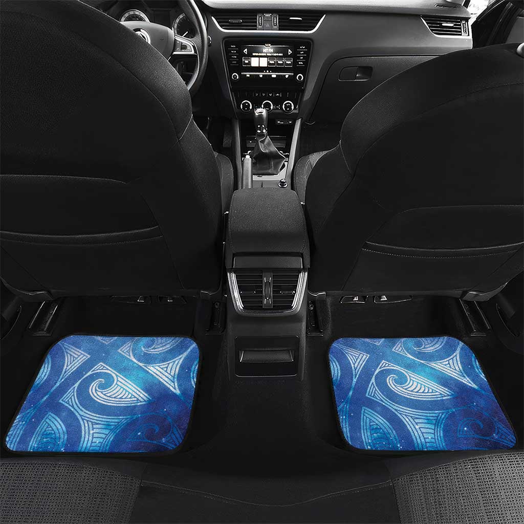 NZ Maori Matariki Scenery Car Mats Galaxy Sky LT7 Set 2pcs - Back Galaxy - Polynesian Pride