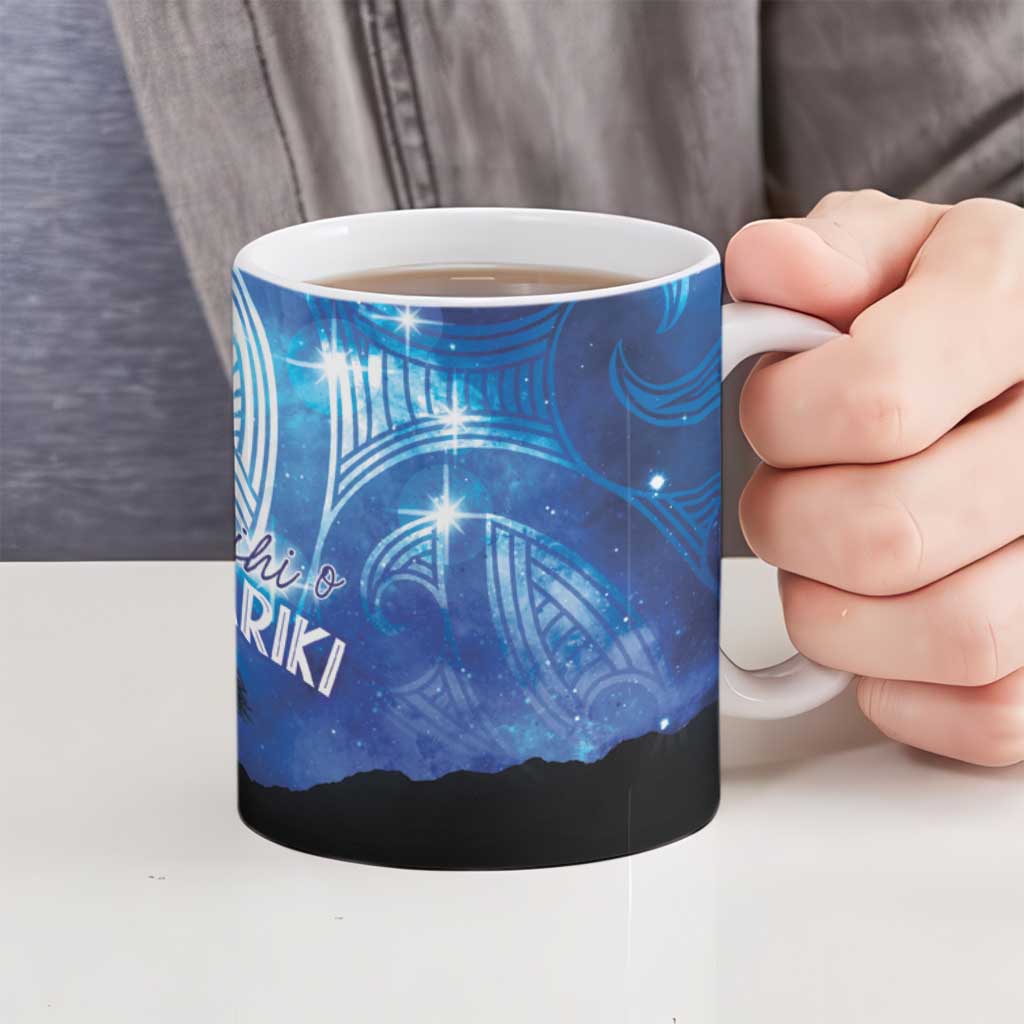 NZ Maori Matariki Scenery Ceramic Mug Galaxy Sky LT7 - Polynesian Pride