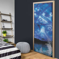 NZ Maori Matariki Scenery Door Cover Galaxy Sky LT7 - Polynesian Pride