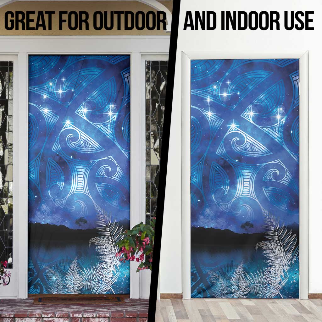 NZ Maori Matariki Scenery Door Cover Galaxy Sky LT7 - Polynesian Pride
