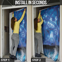 NZ Maori Matariki Scenery Door Cover Galaxy Sky LT7 - Polynesian Pride