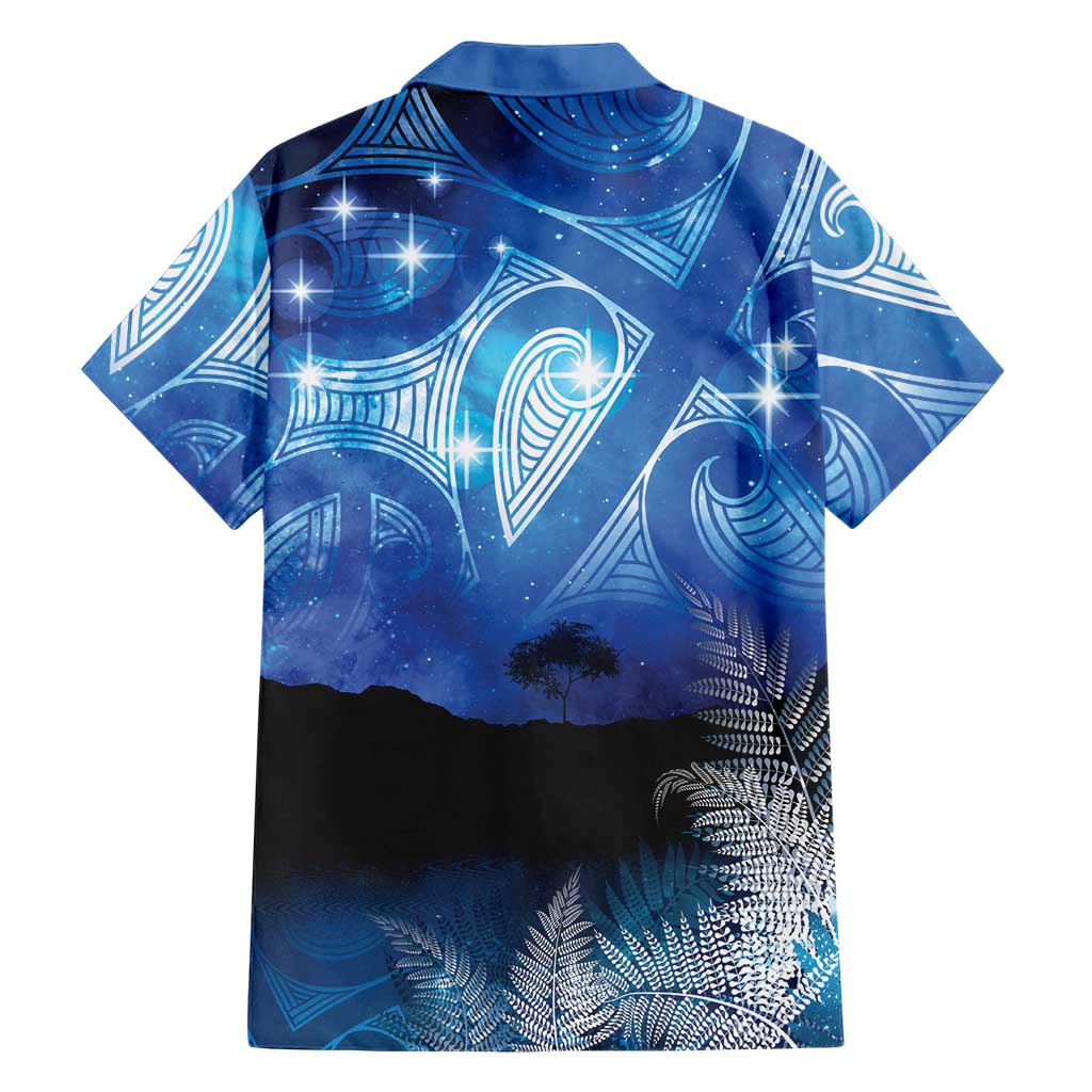 NZ Maori Matariki Scenery Family Matching Puletasi and Hawaiian Shirt Galaxy Sky LT7 - Polynesian Pride