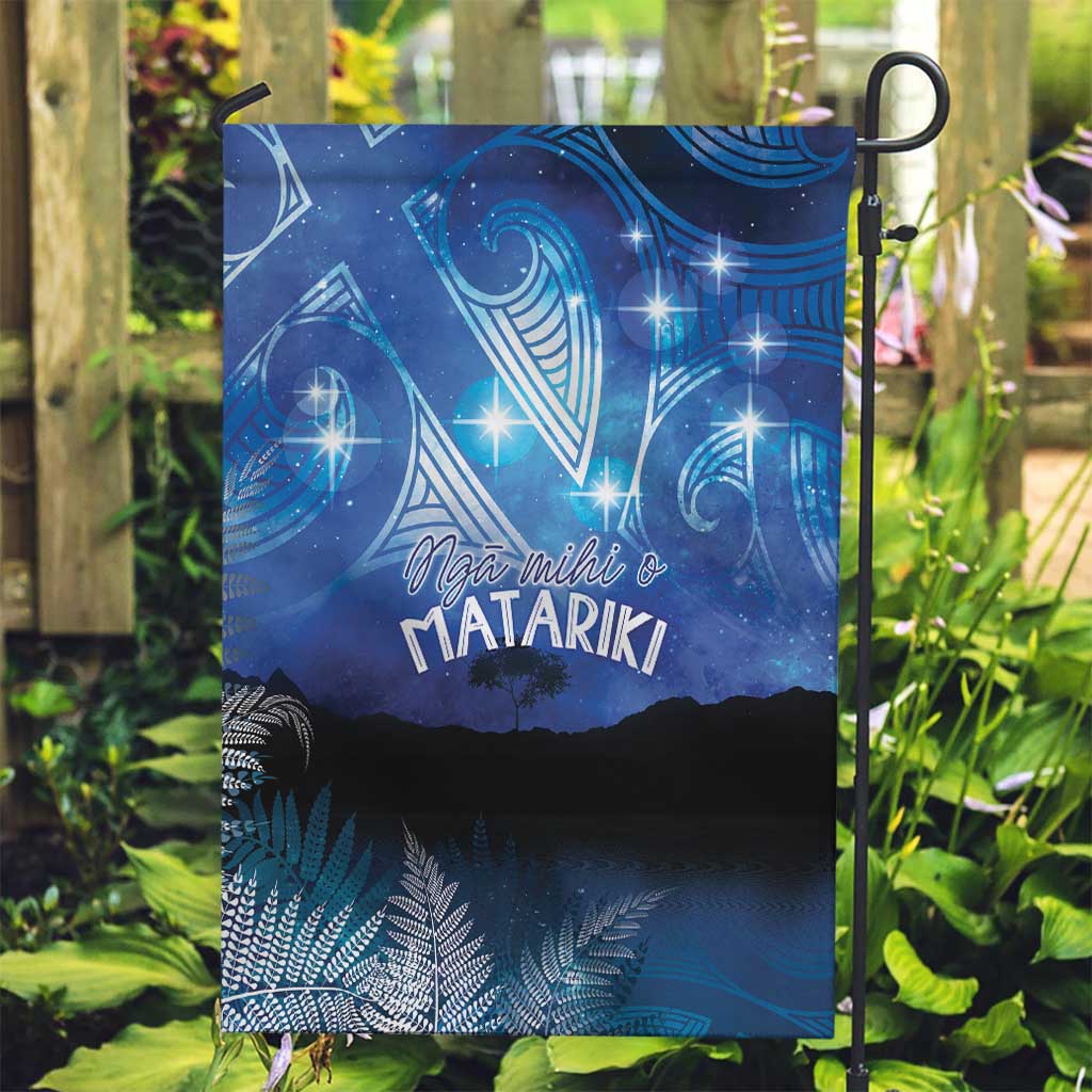 NZ Maori Matariki Scenery Garden Flag Galaxy Sky