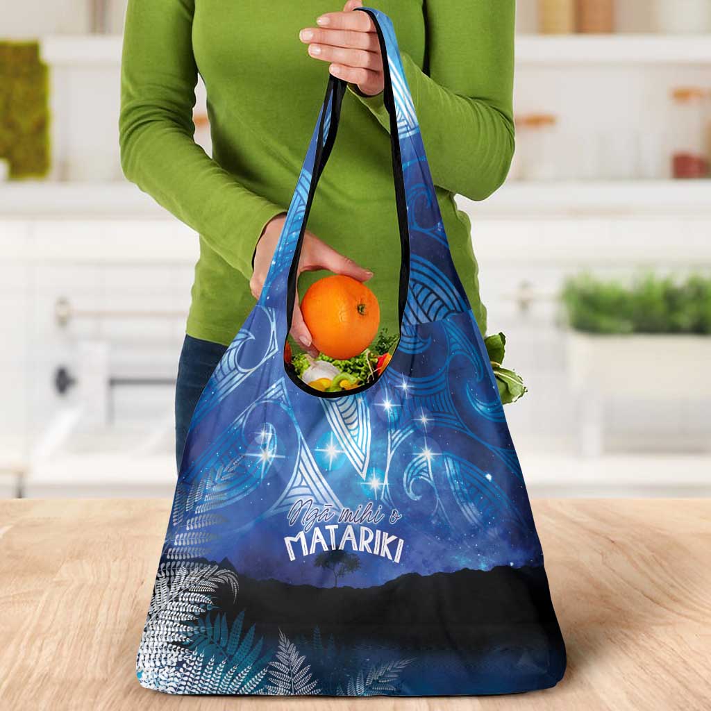 NZ Maori Matariki Scenery Grocery Bag Galaxy Sky LT7 - Polynesian Pride