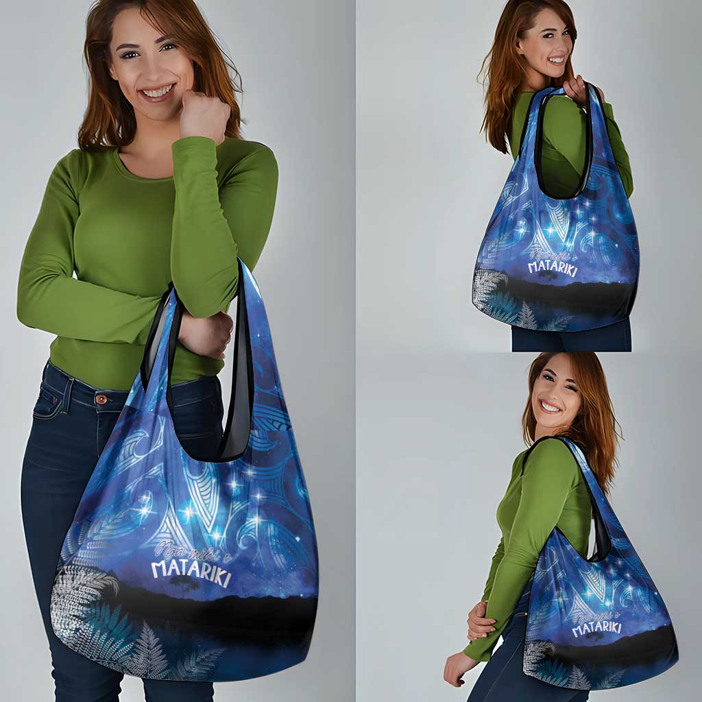 NZ Maori Matariki Scenery Grocery Bag Galaxy Sky LT7 - Polynesian Pride