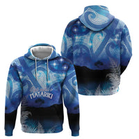 NZ Maori Matariki Scenery Hoodie Galaxy Sky LT7 - Polynesian Pride