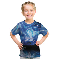 NZ Maori Matariki Scenery Kid T Shirt Galaxy Sky LT7 Galaxy - Polynesian Pride