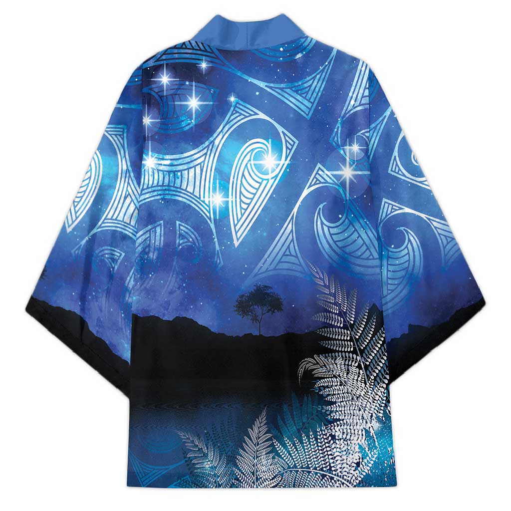 NZ Maori Matariki Scenery Kimono Galaxy Sky LT7 - Polynesian Pride