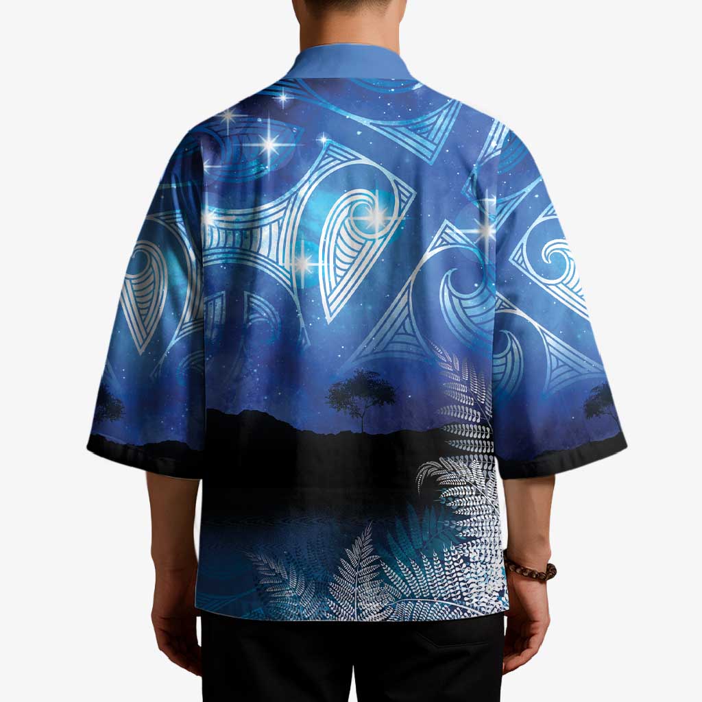 NZ Maori Matariki Scenery Kimono Galaxy Sky LT7 - Polynesian Pride
