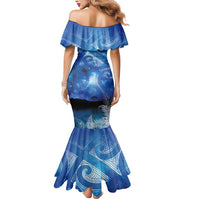 NZ Maori Matariki Scenery Mermaid Dress Galaxy Sky LT7 - Polynesian Pride